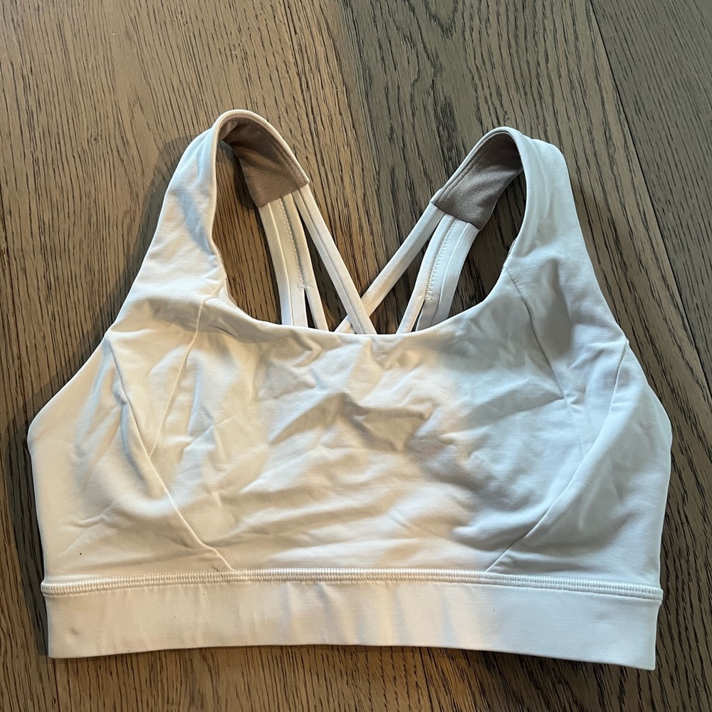 Lululemon White Sports Bra